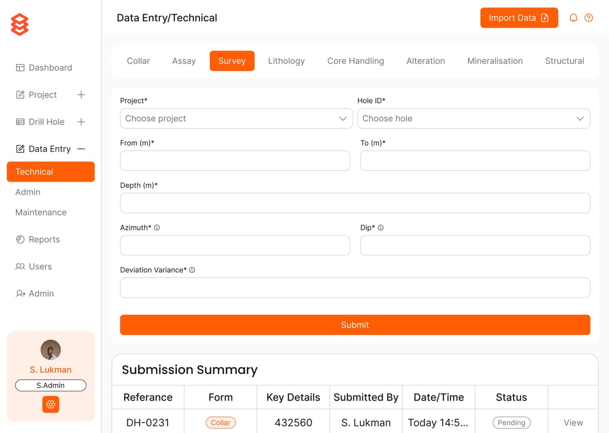 Data Entry
